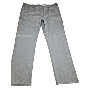 Wrangler Cargo Pants 40x30 straight fit Gray green khaki Cotton spandex Mens